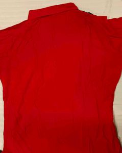 Red Kurta For Daily Or Office Wear