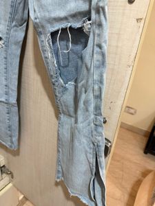 Ripped Light Wash Jeans