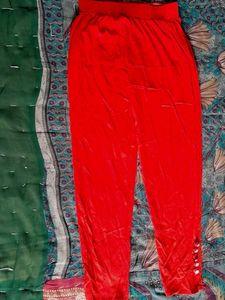 Red Velvet Leggings