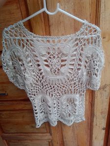 Crochet Knit Top