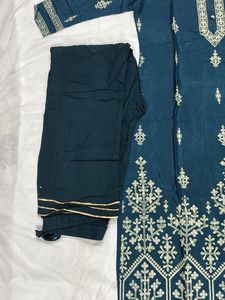 Premium Teal Suit Set