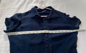 Keith Blue Blouse Bust 36