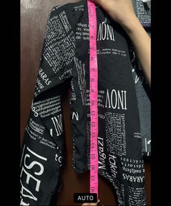 Newspaper Print Shirt
