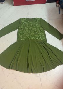 Green Floral Dress