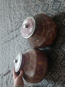 Vintage Decorative Pot Matki Steel