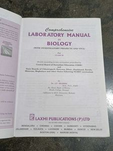 Biology Lab Manual Class XI