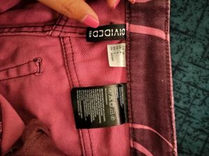 Patterned Wide Leg Pants