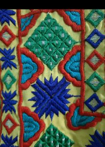 Embroidered Yellow Kurta