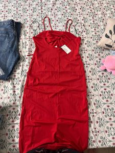 Red Slip Dress