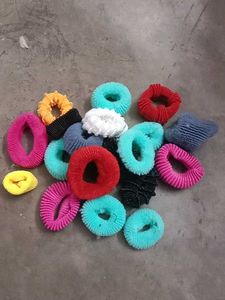 Colorful Hair Tie Scrunchies - Lot of 15