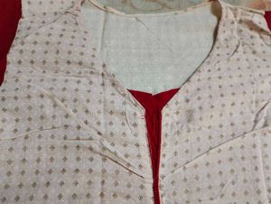 Embroidered Long Kurta 🤍❤️