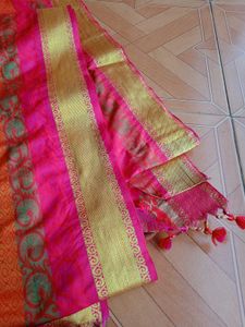 Orange Saree