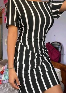Black And White Maxi Dress