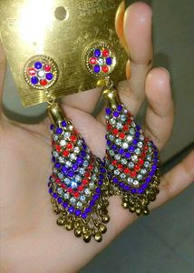 Colorful Tassel Drop Earrings