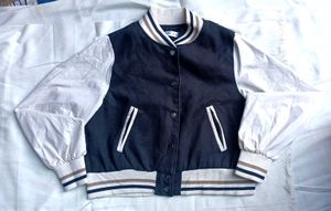 Darling Girl Varsity Jacket🖤 Classic Black Varsit