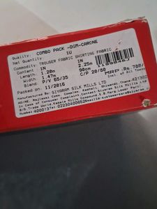 Siyaram&#39;s Unstiched Fabric Cloth For MEN