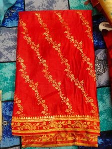 Spot Offer Grab It SoonRed Silk Saree