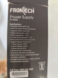 Frontech 800W Power Supply