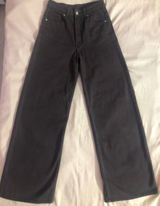 H&M Wide Leg Brown Jeans