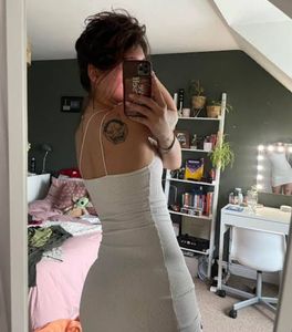 H&amp;M Ribbed Strap Dress