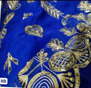 Embroidery Design Saree .