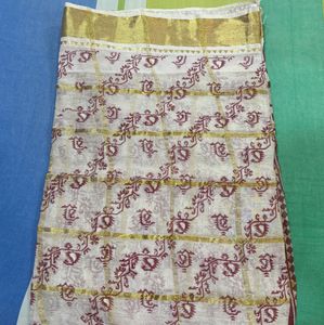 Beige Colour Sari