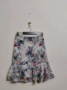 Floral Print Skirt
