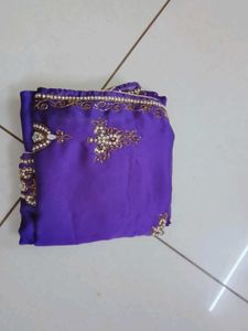 Trendy Solid Beautiful Saree