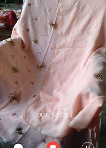 Beautiful Colour With Light Embroidery