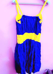 colour- blue 💙 Fabric - cotton Nice Dress