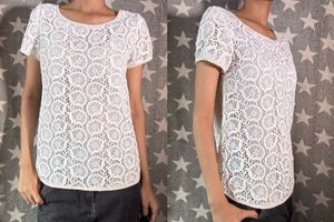 Zara White Lace Top