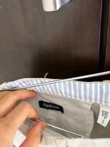 Beige Casual Pants
