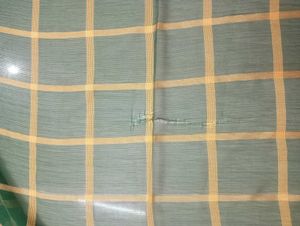 New Green Chex Design Georgette Febric