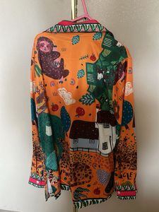 Vintage Print Button Down