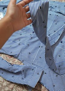 Blue Shirt Dress