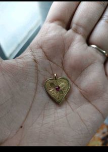 Combo Of Diamond And Gold Ring &amp; Pendent