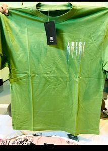 Amiri Green Back Print Tshirts