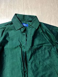 Emerald Green Long Sleeve Shirt