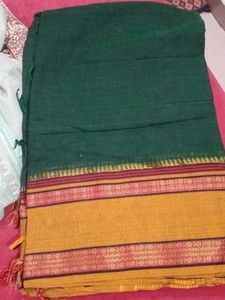 Green &amp; Yellow Saree