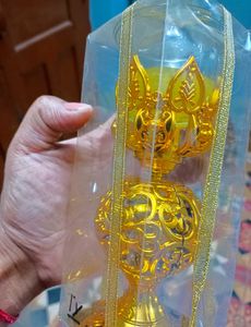 Red And Yellow Crown Candle Holder