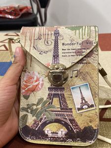 Paris Print Sling Bag