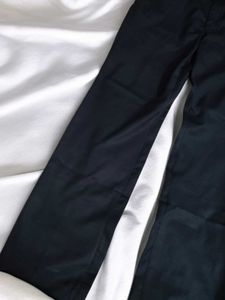 Men Textured Slim Fit Semi Formal Trouser Pant