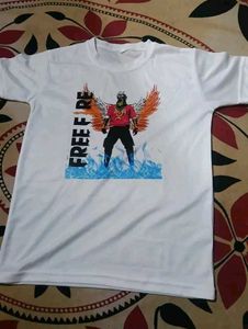 Free Fire Half Sleeve Kids Tshirt