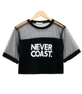 Never Coast Sheer Crop Top