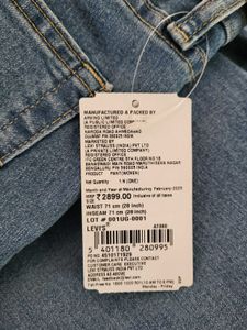 Levis Light Blue Bootcut Denim /Size-28
