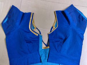 Elegant Blue Silk Saree