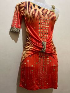 one-shoulder, bodycon mini dress