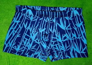 Blue Patterned Boxers Trunks