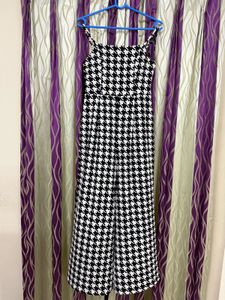 Westside B&amp;W Printed Jumpsuit