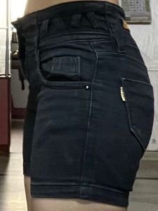Black High-Waisted Denim Shorts - Trendy &amp; Versati